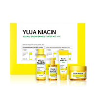 Some By Mi - Yuja Niacin Anti Blemish Starter Kit - 30ml, 30ml, 10ml, 20g - Zestaw Kosmetyków dla Skóry z Przebarwieniami