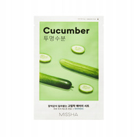 Missha - Airy Fit Sheet Mask – Cucumber – Nawilżająco-Łagodząca Maska w Płachcie – 19g