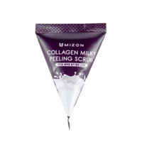 Mizon - Collagen Milky Peeling Scrub - Peeling do twarzy z kolagenem - 7g