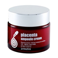 Zenzia - Placenta Ampoule Cream - Krem do twarzy z łożyskiem – 70ml